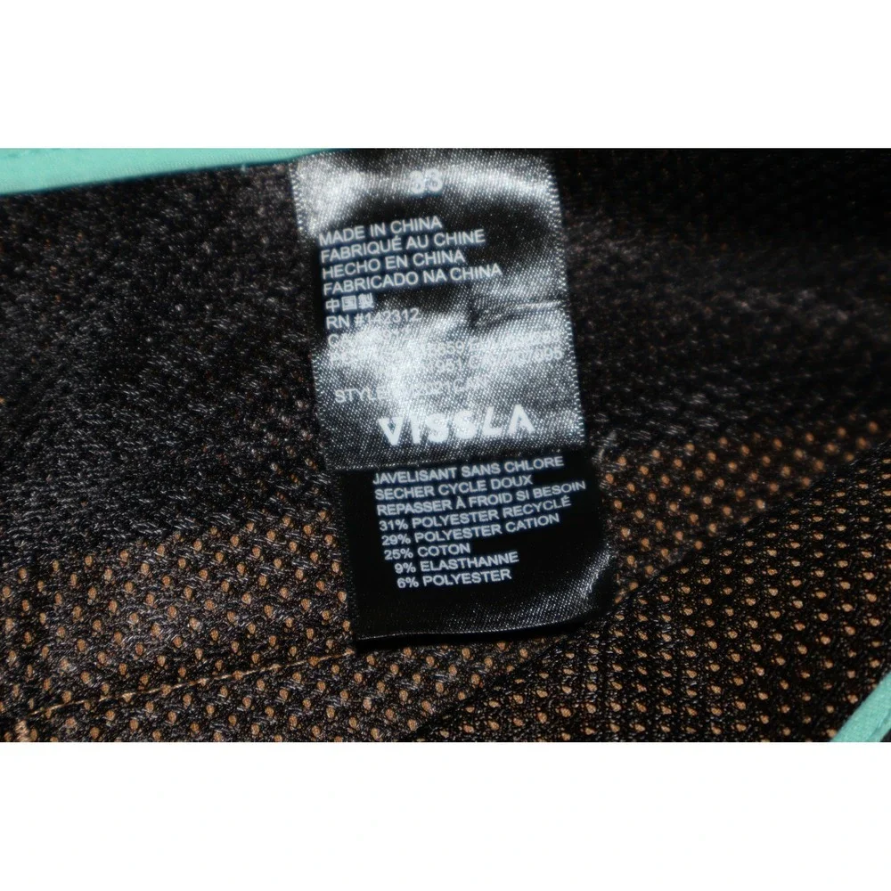 Vissla Hybrid Board Shorts Mens 33 Brown Upcycled Stretch Chino Walk M2021CAN
